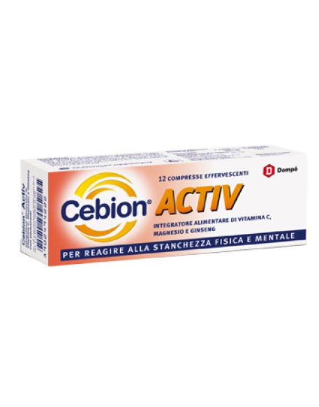 CEBION ACTIVE 12 COMPRESSE EFFERVESCENTI