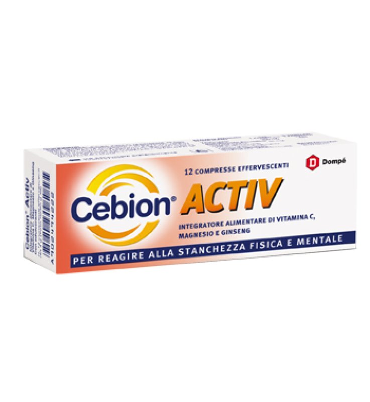 CEBION ACTIVE 12 COMPRESSE EFFERVESCENTI