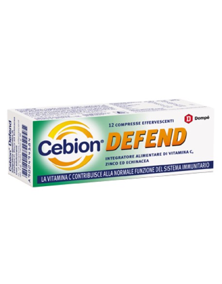 CEBION DEFEND 12 COMPRESSE EFFERVESCENTI