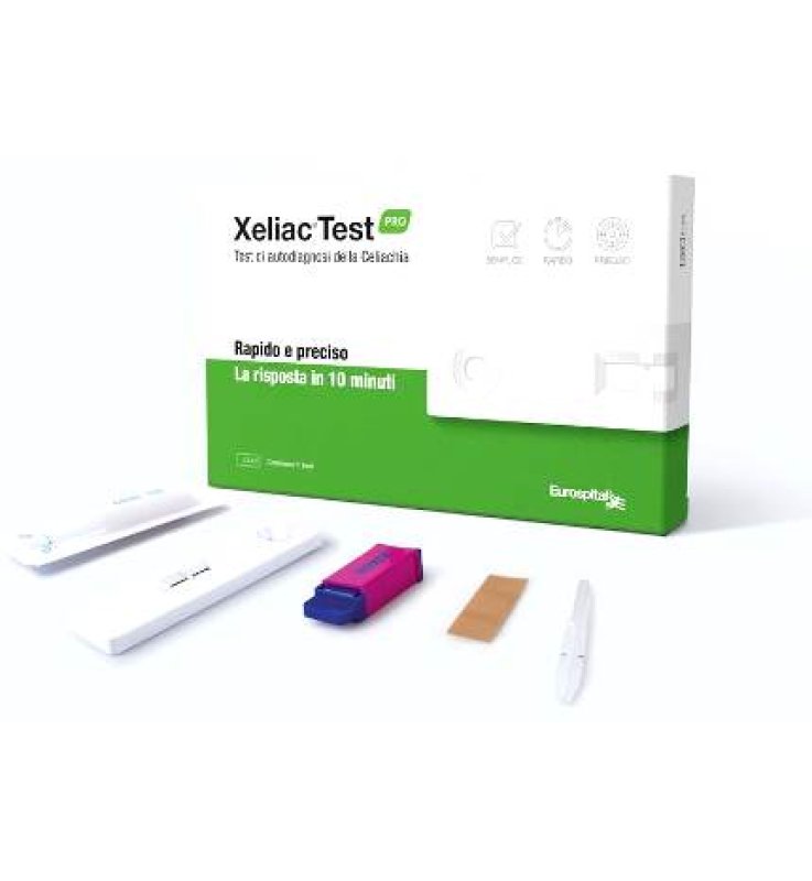 XELIAC TEST PRO DETERMINAZIONE ANTICORPI IGA E IGG ASSOCIATIALLA MALATTIA CELIACA 1 PEZZO