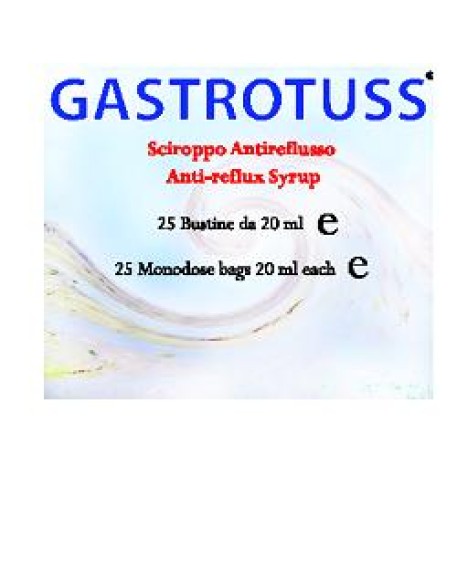 SCIROPPO ANTIREFLUSSO GASTROTUSS 25 BUSTINE MONODOSE 20 ML