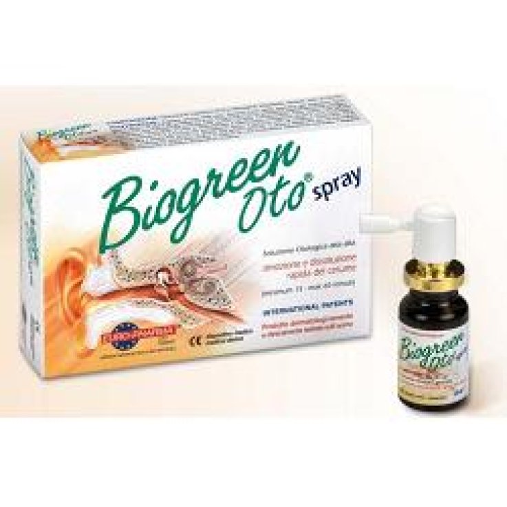 SOLUZIONE OTOLOGICA BIOGREEN OTO SPRAY RIMOZIONE E DISSOLUZIONE CERUME 13 ML SOLUZIONE OTOLOGICA BIOGREEN OTO SPRAY RIMOZIONE E DISSOLUZIONE CERUME 13 ML