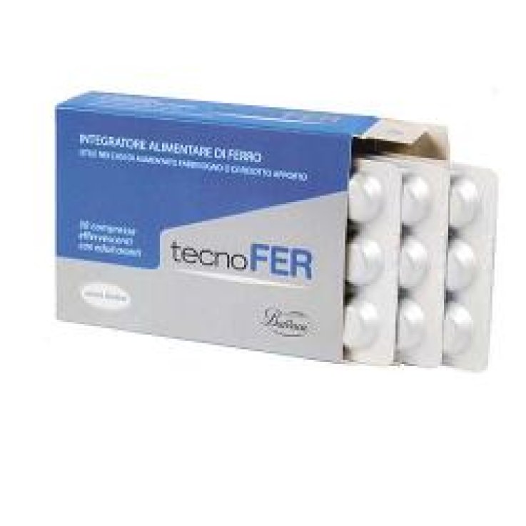 TECNOFER 30 COMPRESSE EFFERVESCENTI 14MG 31,5 G TECNOFER 30 COMPRESSE EFFERVESCENTI 14MG 31,5 G