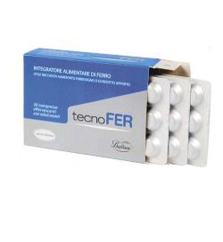 TECNOFER 30 COMPRESSE EFFERVESCENTI 14MG 31,5 G