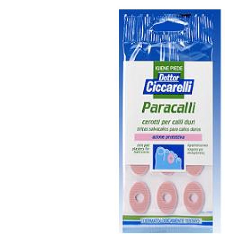 CEROTTO PARACALLO SAGOMATO PER CALLI DURI APPLICARE SU FORMAZIONI CORNEE DURE IGIENEPIEDE 9 PEZZI