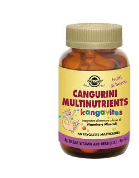 CANGURINI MULTINUTRIENTS FRUTTI BOSCO 60 COMPRESSE