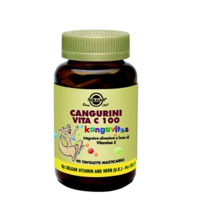 CANGURINI VITAMINA C 100 COMPRESSE MASTICABILI CANGURINI VITAMINA C 100 COMPRESSE MASTICABILI