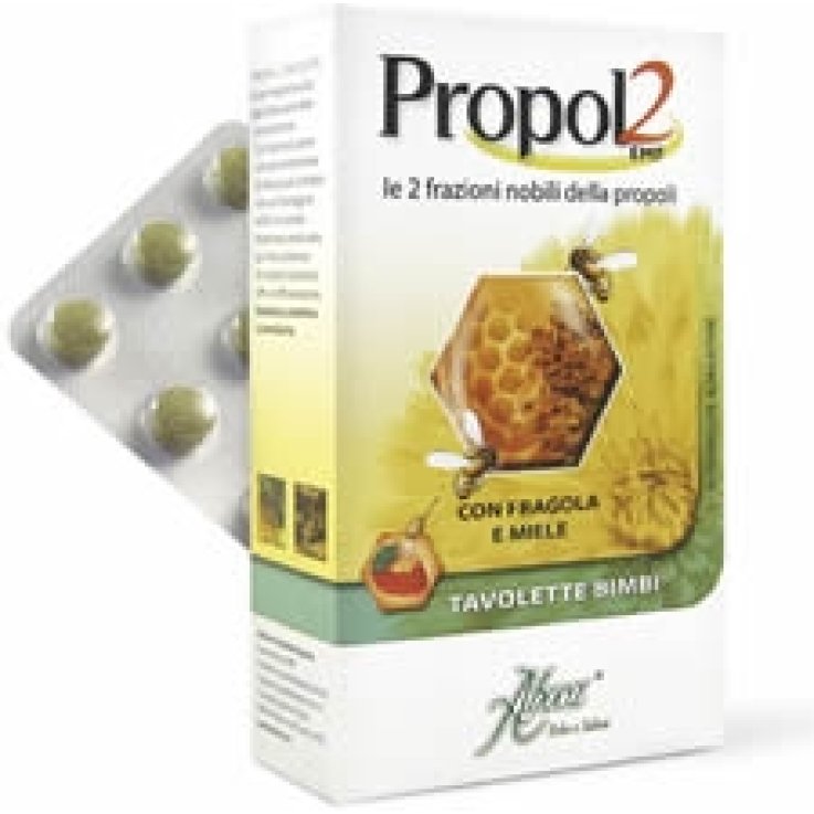 PROPOL2 EMF FRAGOLA MIELE 45 TAVOLETTE PER BAMBINI PROPOL2 EMF FRAGOLA MIELE 45 TAVOLETTE PER BAMBINI
