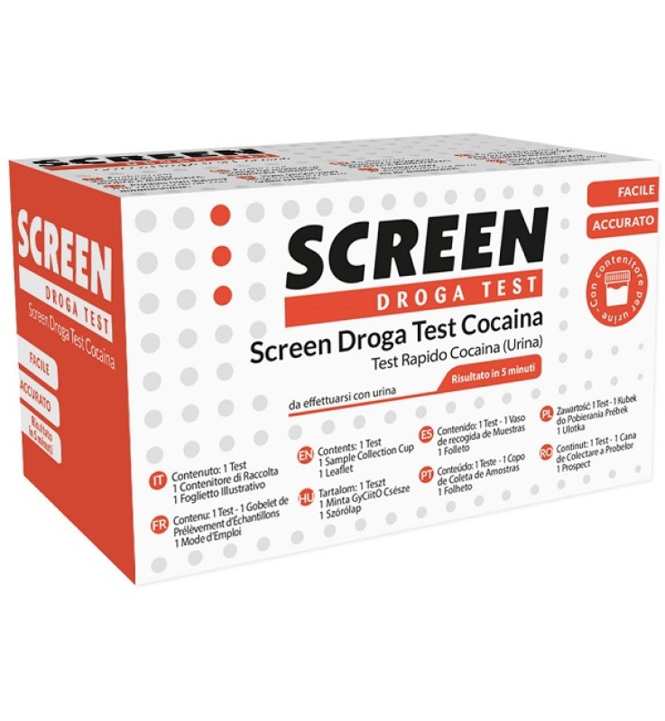 SCREEN DROGA TEST COCAINA