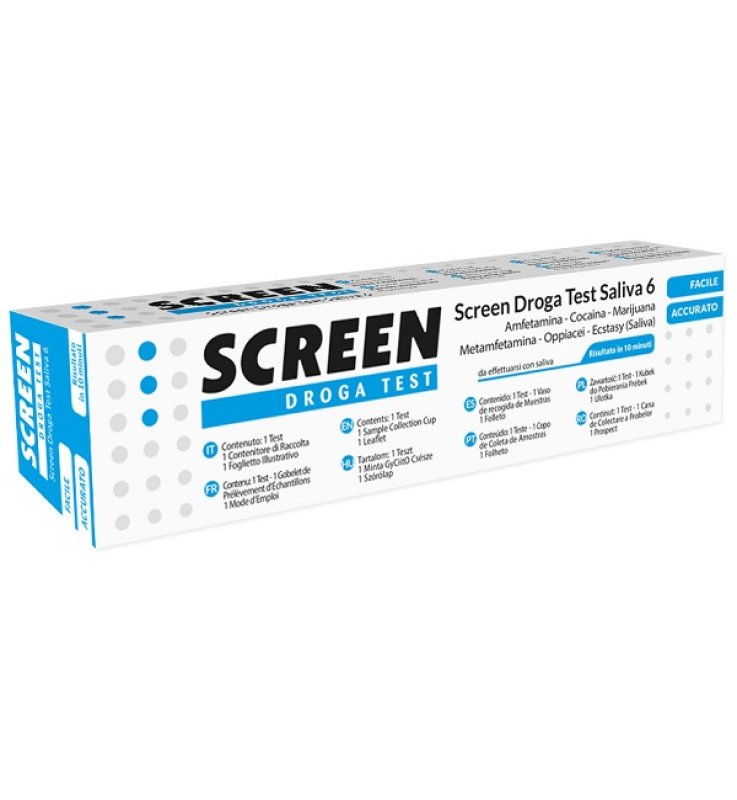 SCREEN DROGA TEST SALIVA 6 PARAM SCREEN DROGA TEST SALIVA 6 PARAM