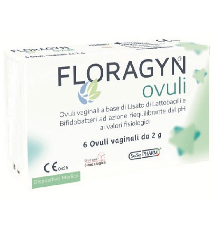 OVULI VAGINALI A BASE DI LATTOBACILLI LISATI FLORAGYN OVULI12G 6 PEZZI