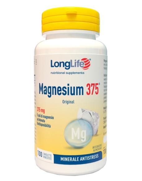 LONGLIFE MAGNESIUM 375 MG 100 TAVOLETTE