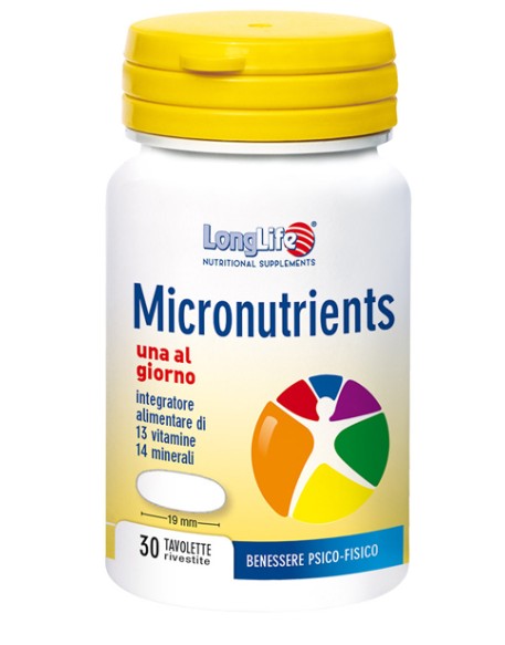 LONGLIFE MICRONUTRIENTS 30 TAVOLETTE