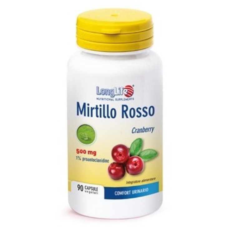 LONGLIFE MIRTILLO ROSSO 90 CAPSULE VEGETALI LONGLIFE MIRTILLO ROSSO 90 CAPSULE VEGETALI