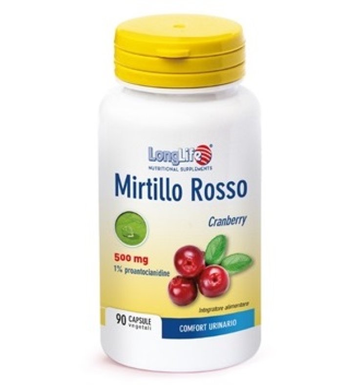 LONGLIFE MIRTILLO ROSSO 90 CAPSULE VEGETALI