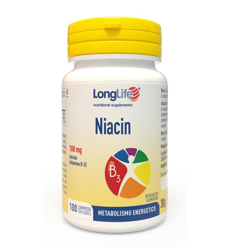 LONGLIFE NIACIN 100 MG 100 COMPRESSE