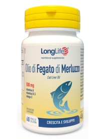 LONGLIFE OLIO FEGATO MERLUZZO 500 MG 60 PERLE