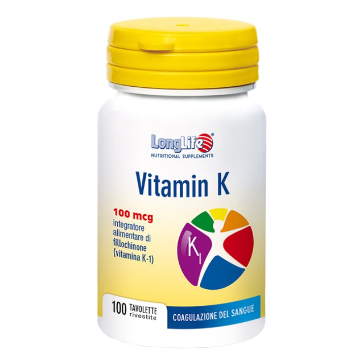 LONGLIFE VITAMIN K 100 TAVOLETTE LONGLIFE VITAMIN K 100 TAVOLETTE