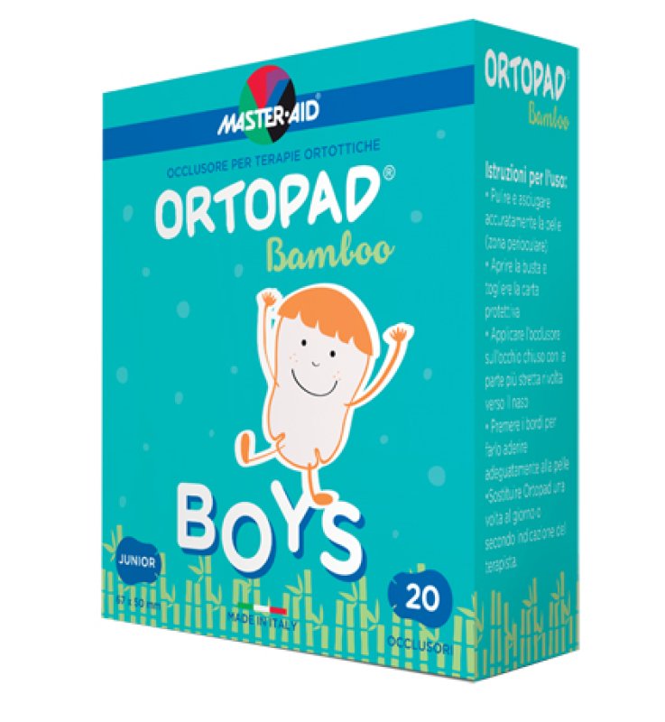 CEROTTO OCULARE PER ORTOTTICA ORTOPAD BOYS M 5,4X7,6 20 PEZZI