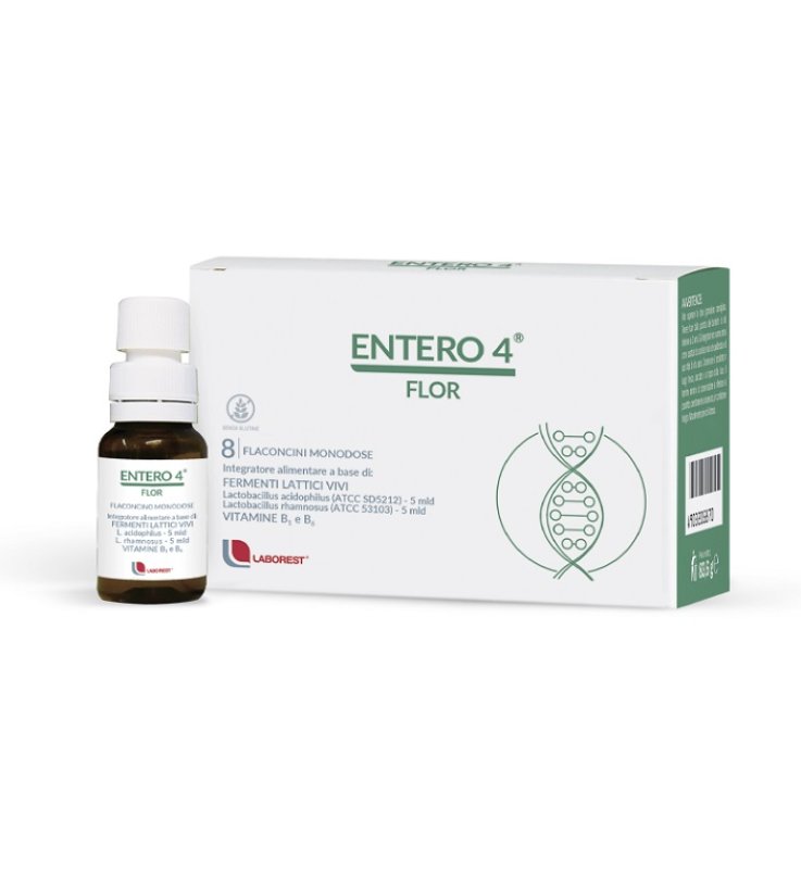 ENTERO 4 FLOR 8 FLACONCINI 10 ML