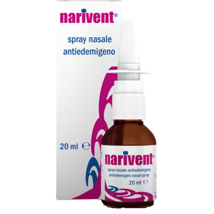 SPRAY NASALE ANTIEDEMIGENO NARIVENT FLACONE 20 ML SPRAY NASALE ANTIEDEMIGENO NARIVENT FLACONE 20 ML