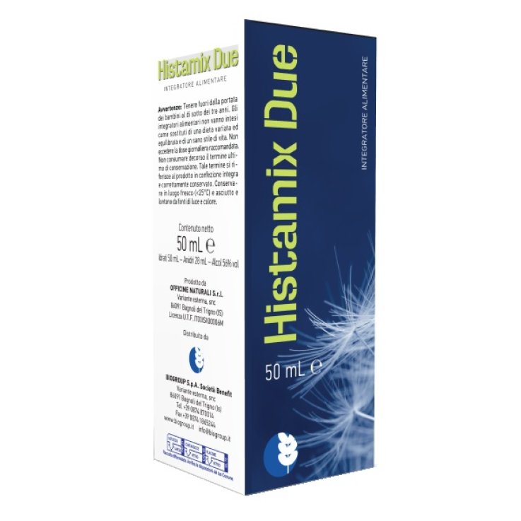 HISTAMIX DUE 50 ML SOLUZIONE IDROALCOLICA HISTAMIX DUE 50 ML SOLUZIONE IDROALCOLICA
