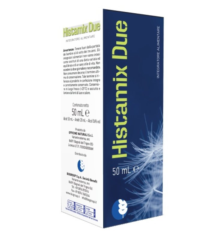 HISTAMIX DUE 50 ML SOLUZIONE IDROALCOLICA HISTAMIX DUE 50 ML SOLUZIONE IDROALCOLICA