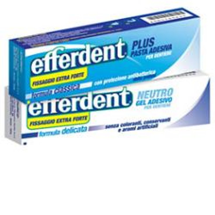 PASTA ADESIVA EFFERDENT PLUS PER DENTIERE PASTA ADESIVA EFFERDENT PLUS PER DENTIERE