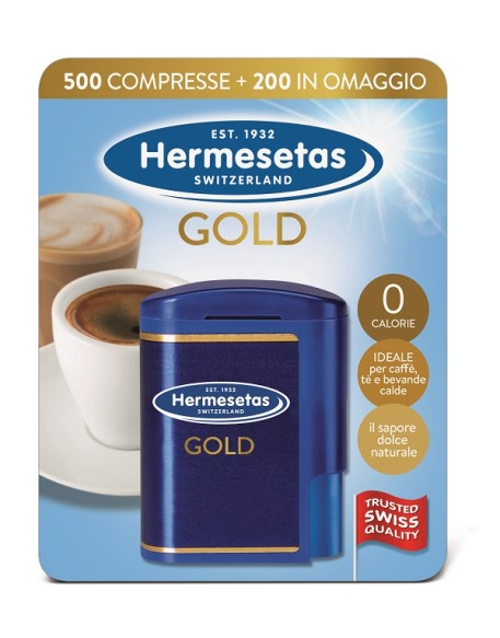 HERMESETAS GOLD 500+200 COMPRESSE 35 G