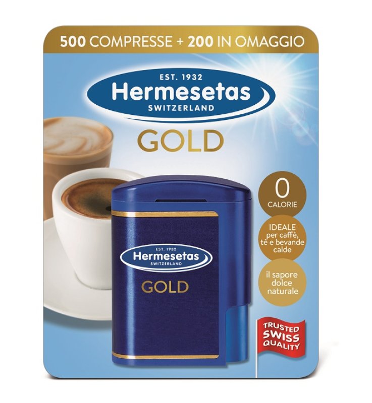 HERMESETAS GOLD 500+200 COMPRESSE 35 G