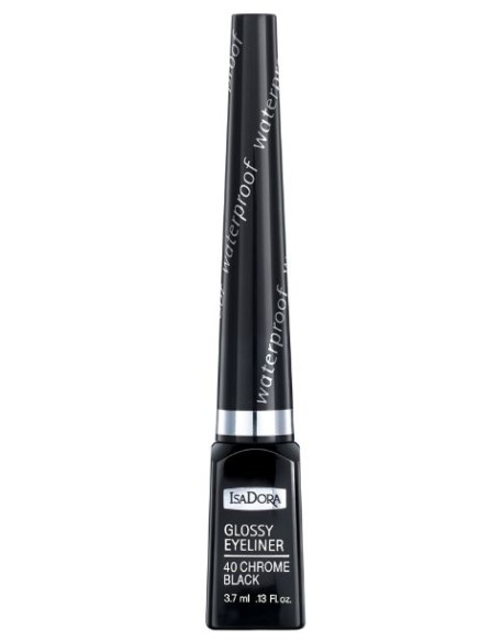 ISADORA GLOSSY EYELINER 40 CHROME BLACK