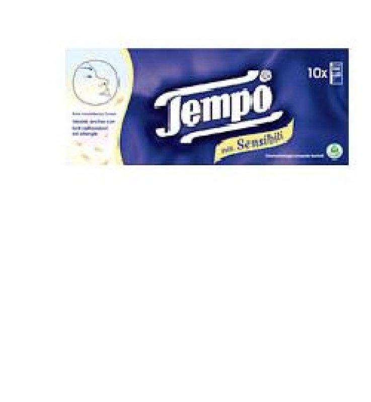 TEMPO FAZZOLETTI PELLI SENSIBILI 10 PEZZI