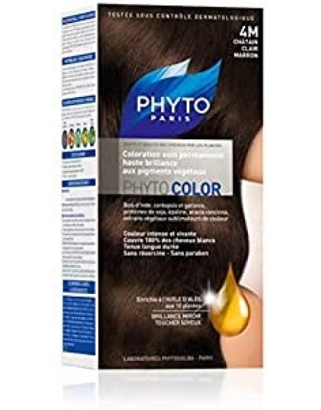 PHYTO PHYTOCOLOR 4M CASTANO CHIARO MARRONE