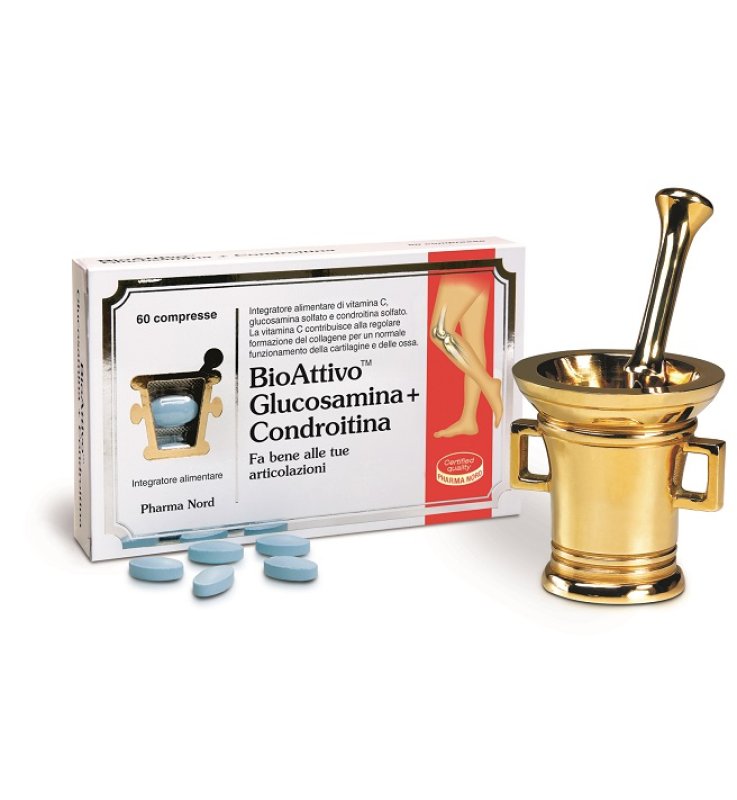 BIOATTIVO GLUCOSAMINA + CONDROITINA 60 COMPRESSE BIOATTIVO GLUCOSAMINA + CONDROITINA 60 COMPRESSE