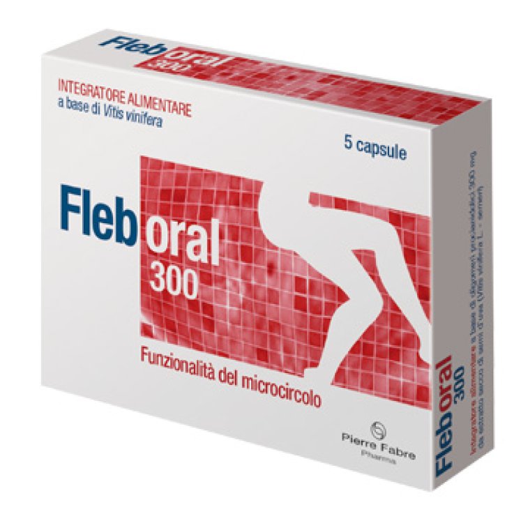 Fleboral 300 | OPC Semi Vite Microcircolo Gambe Pesanti 5 CAPSULE Fleboral 300 | OPC Semi Vite Microcircolo Gambe Pesanti 5 CAPSULE