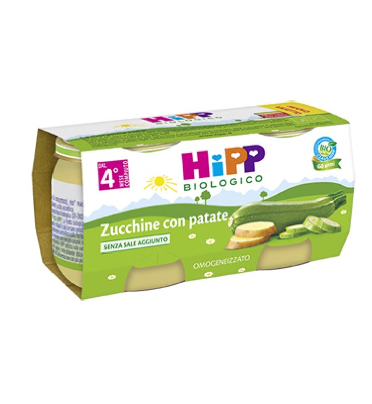 HIPP BIO HIPP BIO OMOGENEIZZATO ZUCCHINE CON PATATE 2X80 G