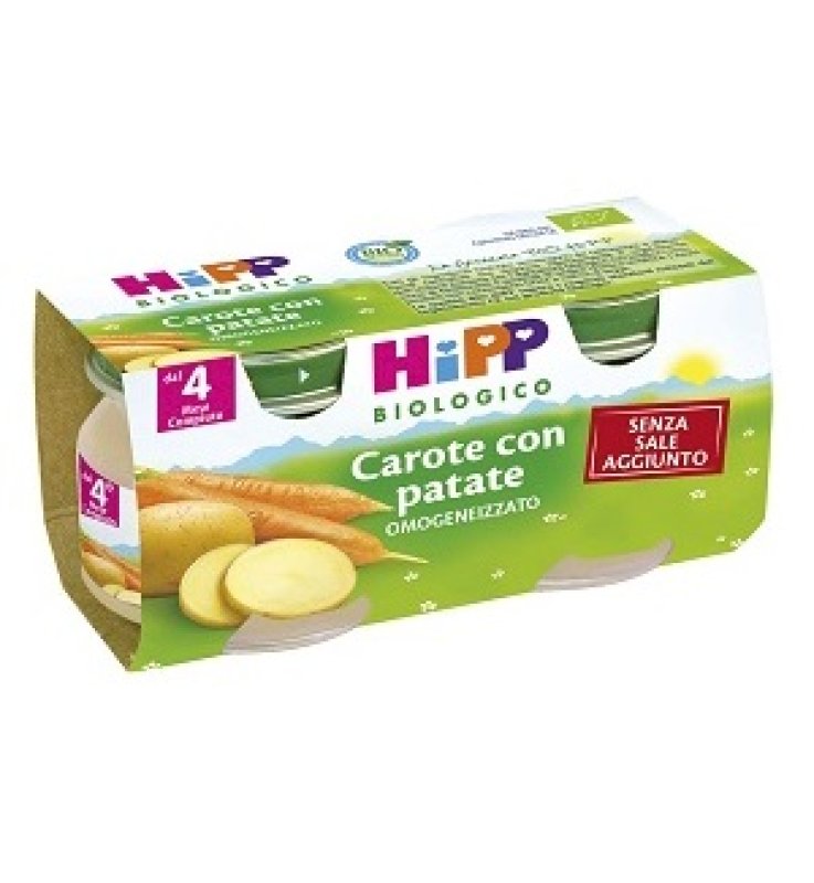 HIPP BIO HIPP BIO OMOGENEIZZATO CAROTE CON PATATE 2X80 G
