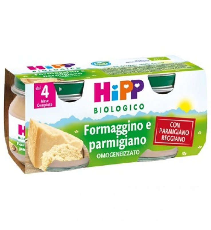 HIPP BIO HIPP BIO OMOGENEIZZATO FORMAGGINO AI TRE FORMA G GI2X80 G