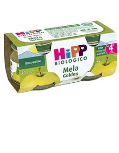 HIPP BIO OMOGENEIZZATO MELA GOLDEN 100% 2X80 G