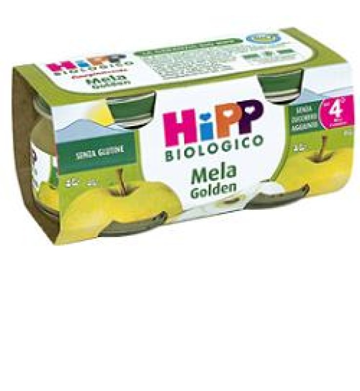 HIPP BIO OMOGENEIZZATO MELA GOLDEN 100% 2X80 G