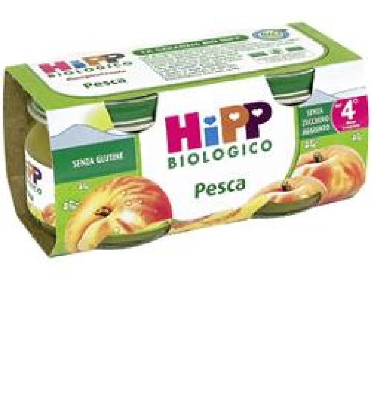 HIPP BIO OMOGENEIZZATO PESCA MELA 100% 2X80 G