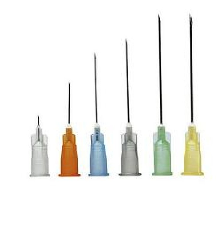 AGO STERILE PIC IN BLISTER SINGOLO CONO LUER LOCK 1 1/2 GAUGE 18 1,20X40MM 100 PEZZI