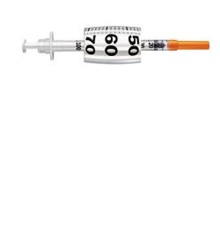 SIRINGA PER INSULINA PIC INSUMED 1 ML 100 UI AGO GAUGE 30 LUNGHEZZA 8 MM SENZA SPAZIO MORTO 3 SACCHETTI DA 10 PEZZI