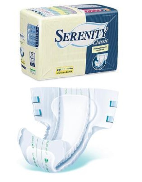 Pannolone Per Incontinenza A Mutandina Serenity Classic Formato Maxi Taglia  Large 15 Pezzi