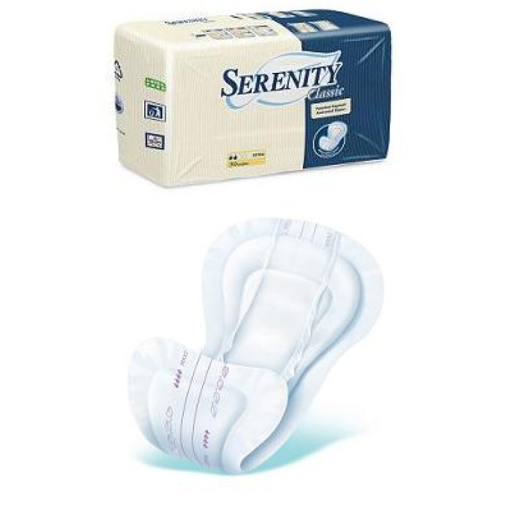 PANNOLONE PER INCONTINENZA SERENITY SAGOMATO MAXI IN TESSUTONON TESSUTO 30 PEZZI PANNOLONE PER INCONTINENZA SERENITY SAGOMATO MAXI IN TESSUTONON TESSUTO 30 PEZZI