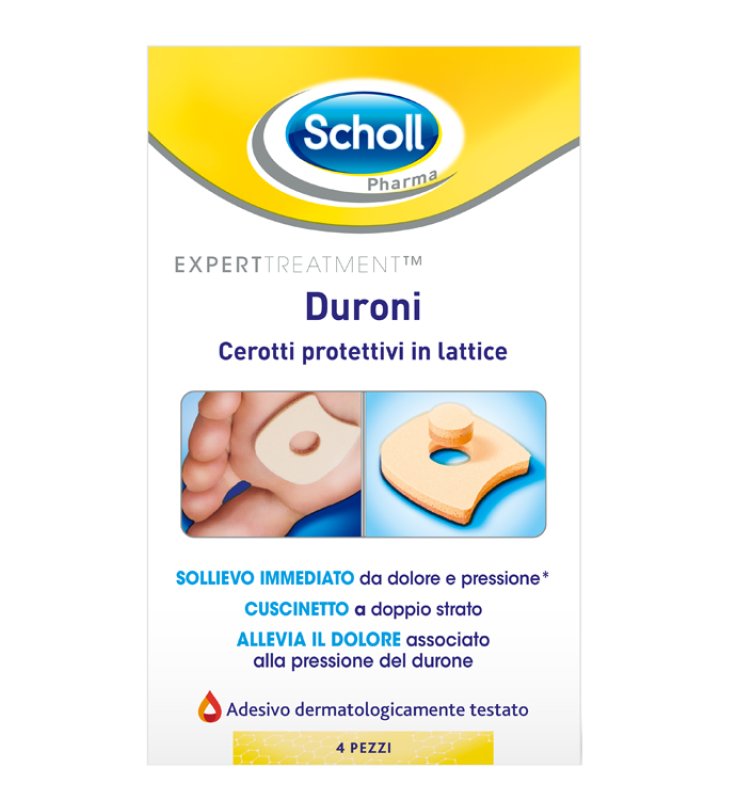 CEROTTO PROTETTIVO PER DURONI SCHOLL IN LATTICE 4 PEZZI