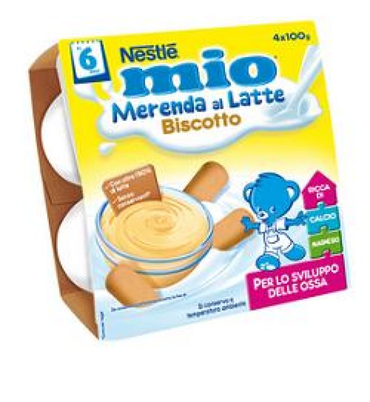 MIO Mer.Latte Biscotto 4x100g