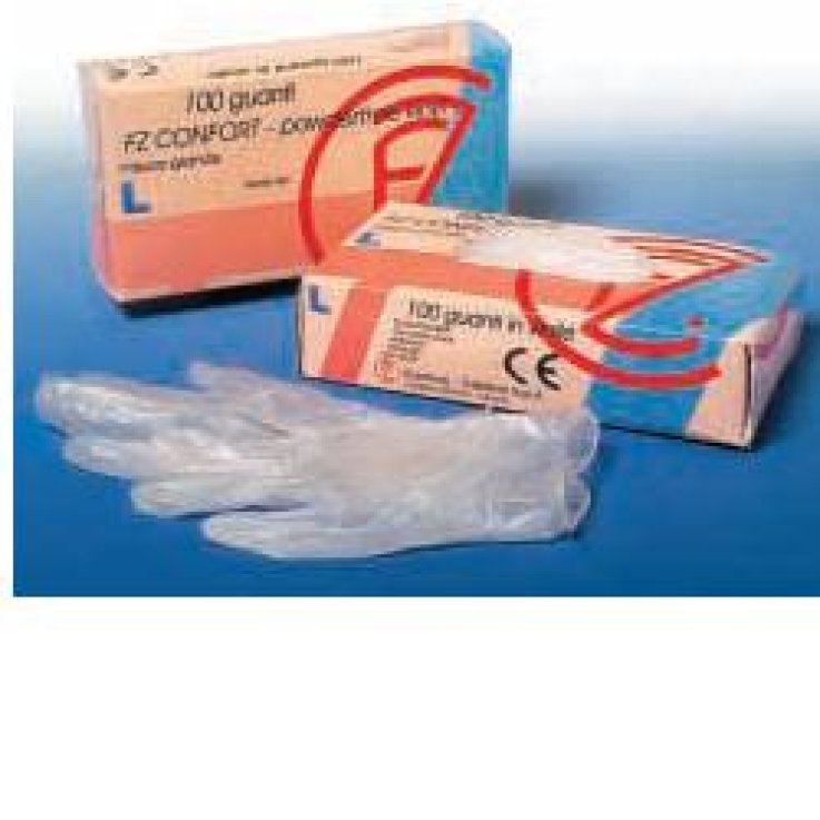 GUANTI Vinile S/P M 100pz F/Z GUANTI Vinile S/P M 100pz F/Z