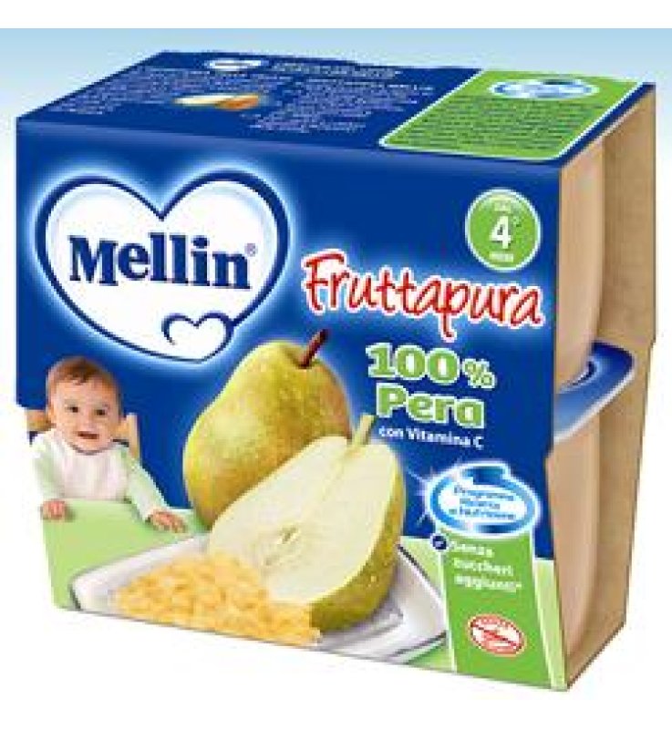 MELLIN Fr.Pura Pera 4x100g
