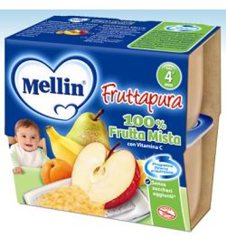 MELLIN Fr.Pura Fr.Mista 4x100g